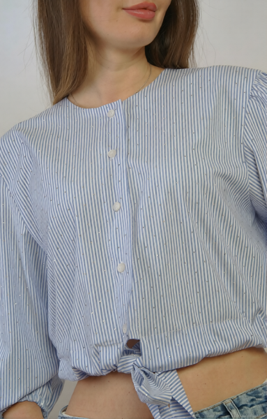Divine women's blouse blue size 38