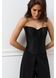 R-Y corset, silk, black, size 40