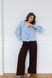 Women's blouse RomMax blouse fabric light blue 44