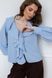Women's blouse RomMax blouse fabric light blue 44