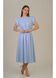Women's dress Divine linen blue 42