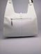 Women's leather bag, white