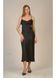Women's Divine polyester dress, black, size 44