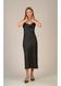 Women's Divine polyester dress, black, size 44