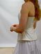 Corset Basque VSV satin champagne 46